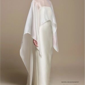 Cape dress bridal